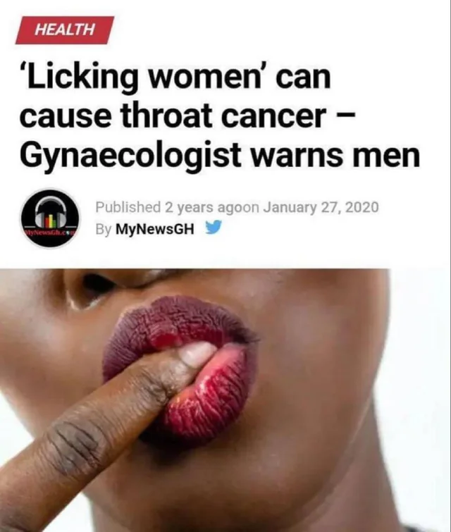 Going Down on Women Can Cause Throat Cancer – Doctors Warn
