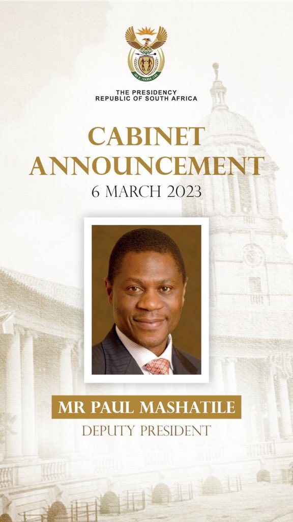 Deputy President Paul Mashatile's Age, Previous Offices, Tribe, and Net Worth